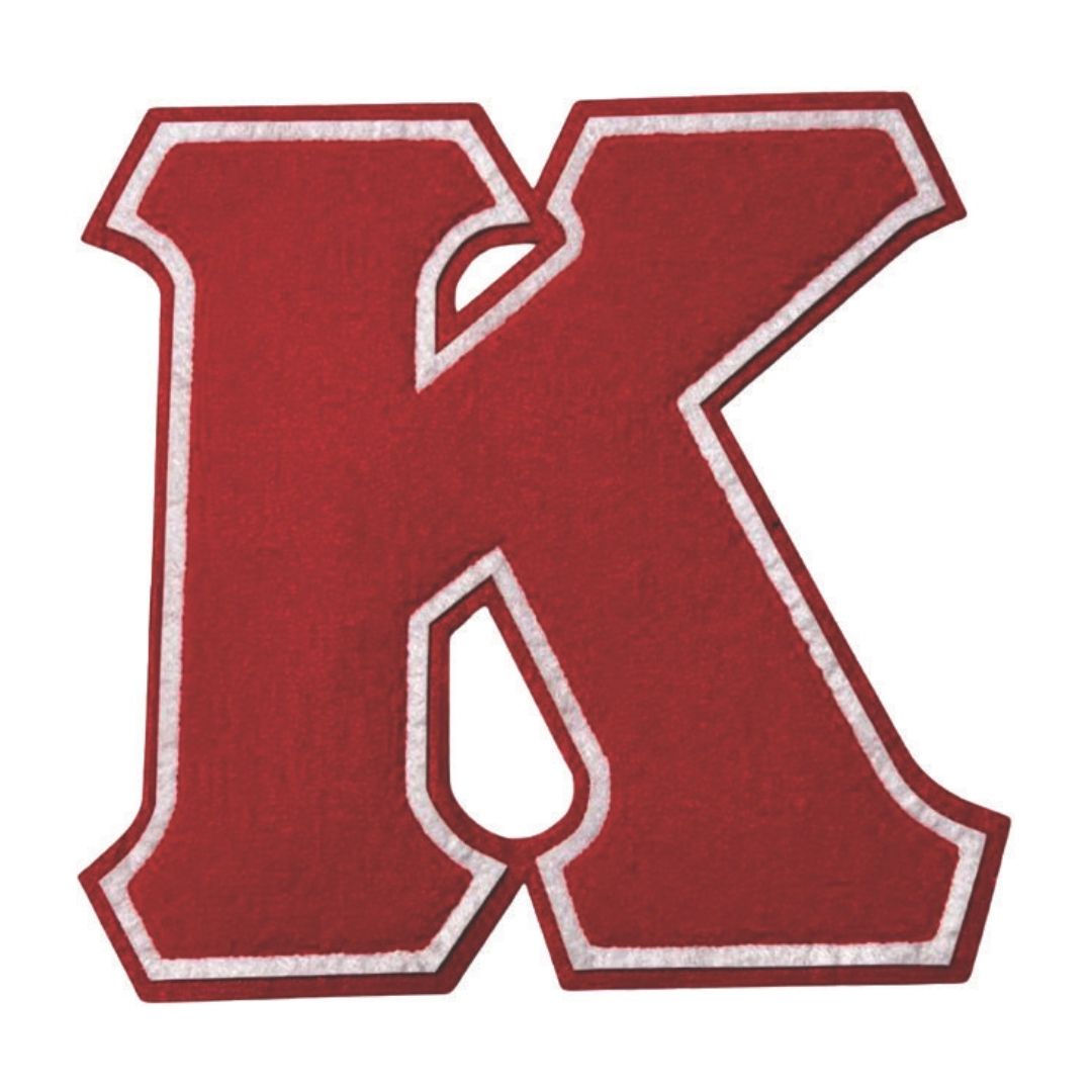 Kappa “K” Chenille Patch