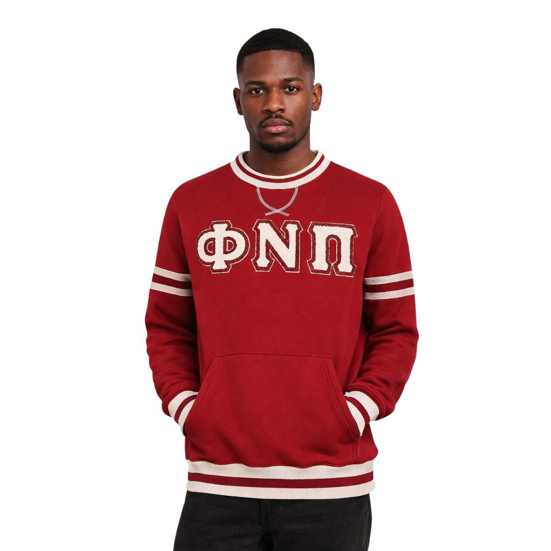 Kappa Phi Nu Pi Krimson Chenille Crewneck