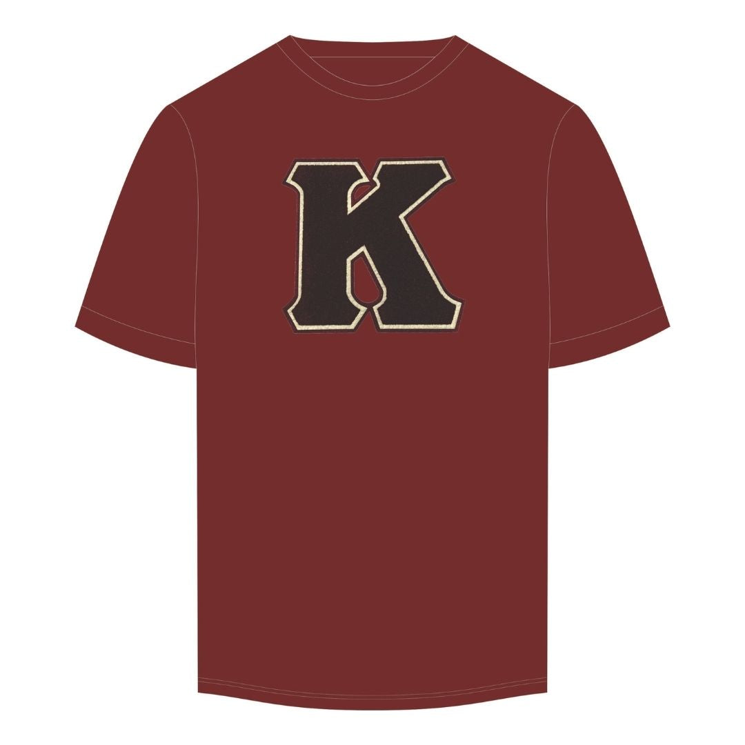 Kappa “K” Crimson Chenille Patch