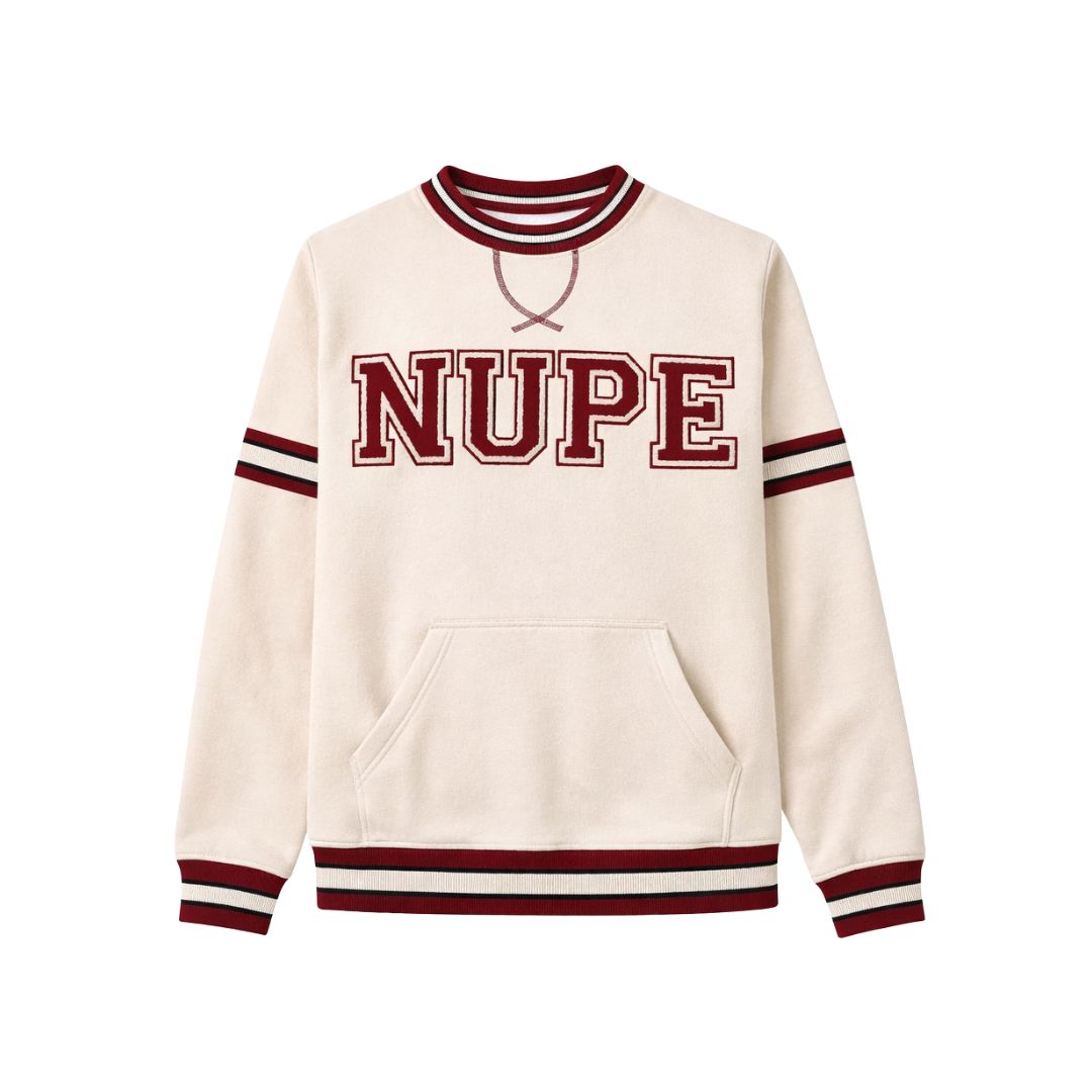 Kappa Nupe Neutral Chenille Crewneck
