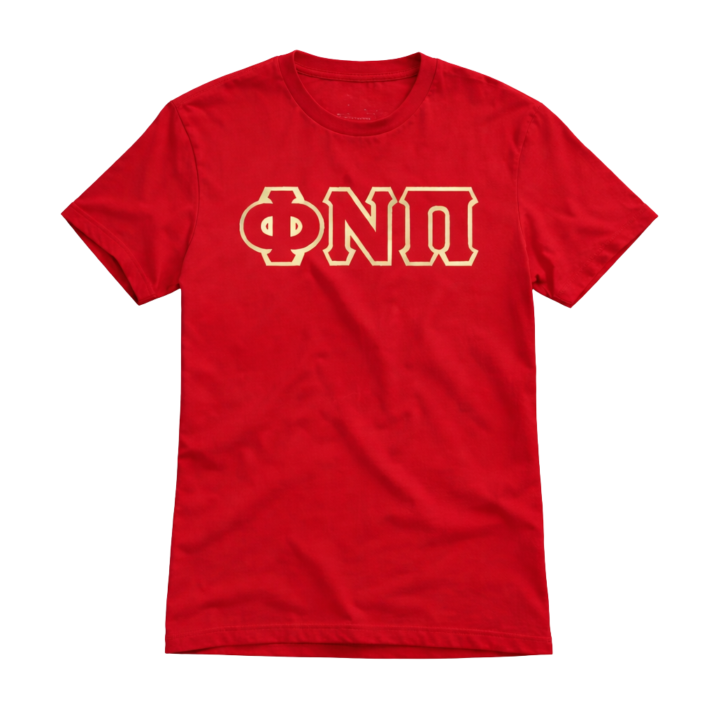 Kappa Alpha Psi Phi Nu Pi 3-Letter Tee (Krimson or Maroon)