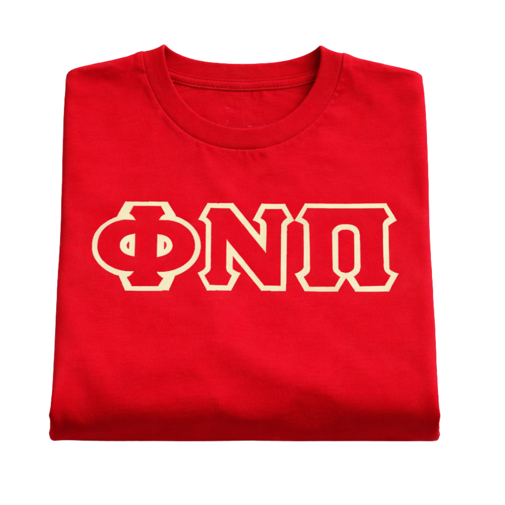 Kappa Alpha Psi Phi Nu Pi 3-Letter Tee (Krimson or Maroon)