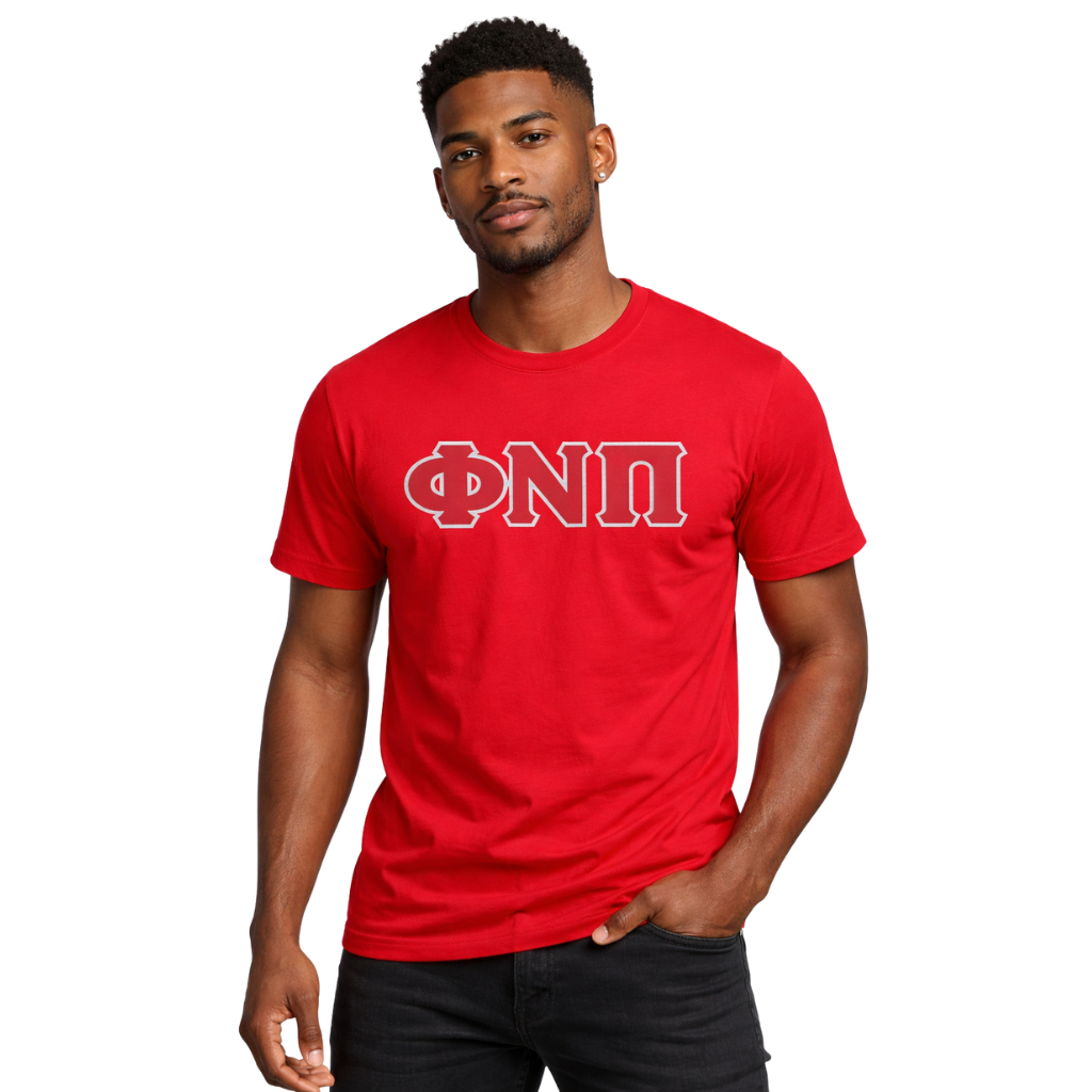 Kappa Alpha Psi Phi Nu Pi 3-Letter Tee (Red)