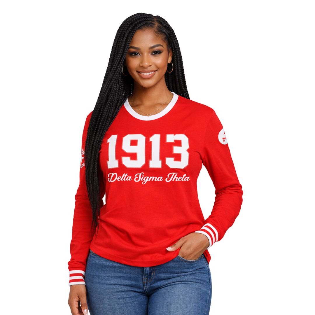 DST Long Sleeve Tee Red 1913