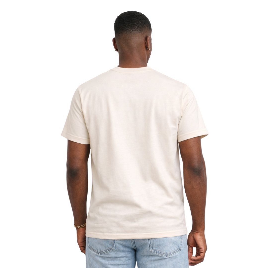 Solid Nupe Cream Chenille Tee