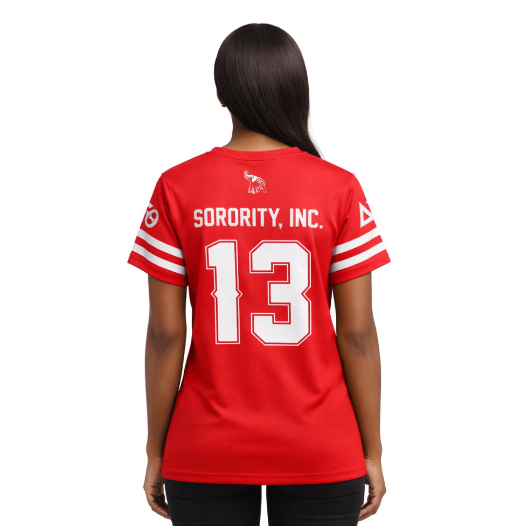 DST Football Jersey Tee Red