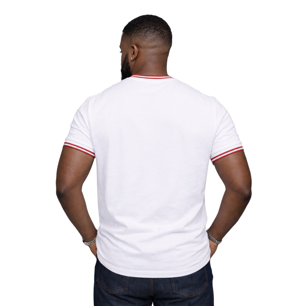 Kappa Alpha Psi Coat of Arms V-neck Tee (White)