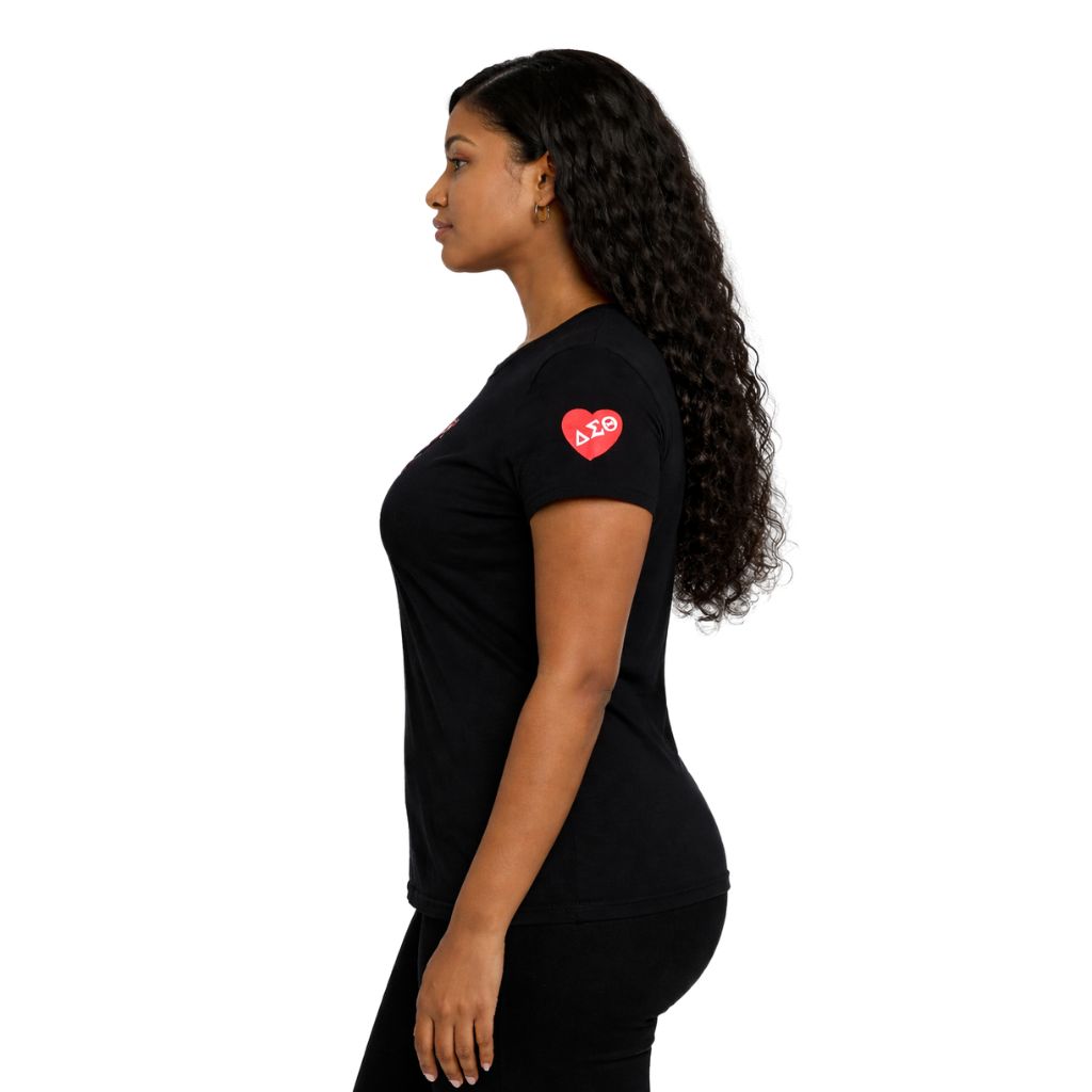 Dst Sequin Patch Tee Red