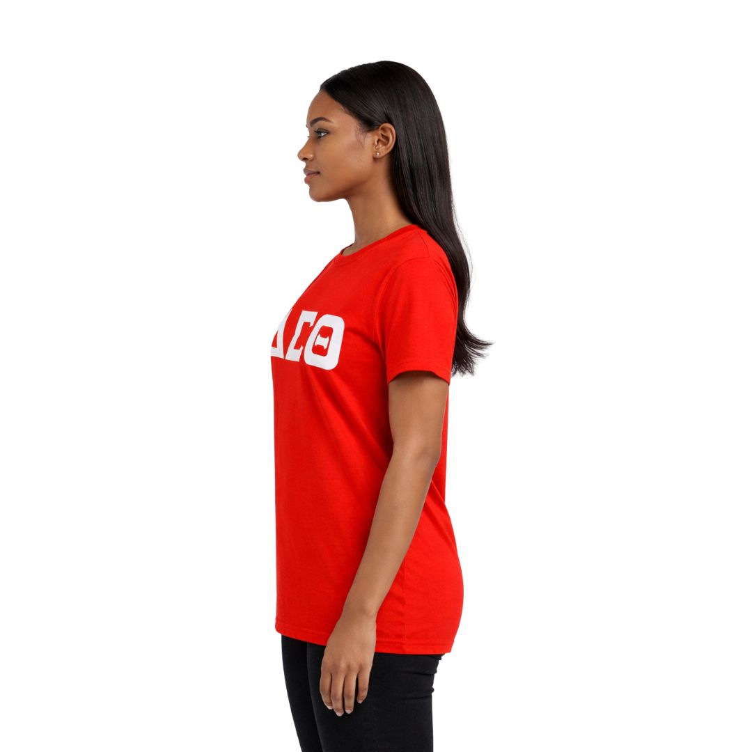 DST Glitter Dry Fit Tee Red