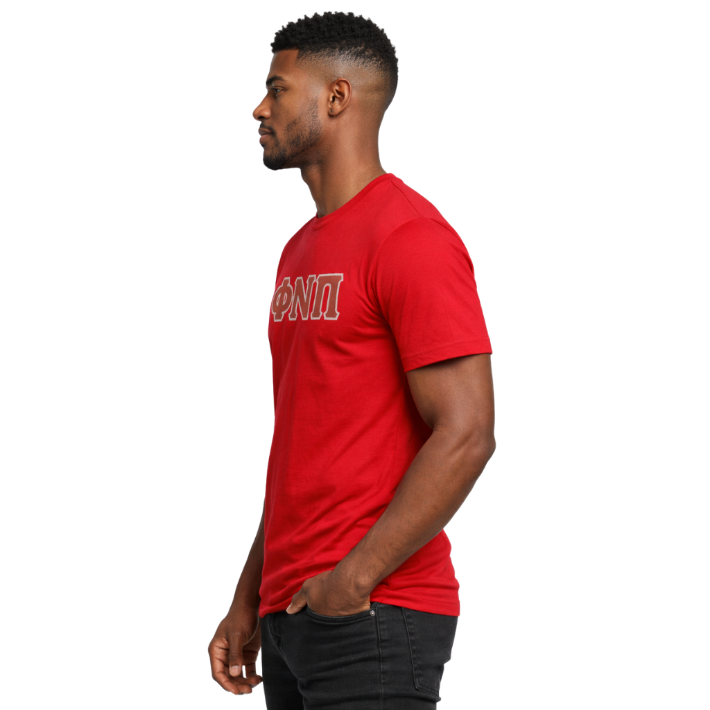 Kappa Alpha Psi Phi Nu Pi 3-Letter Tee (Red)