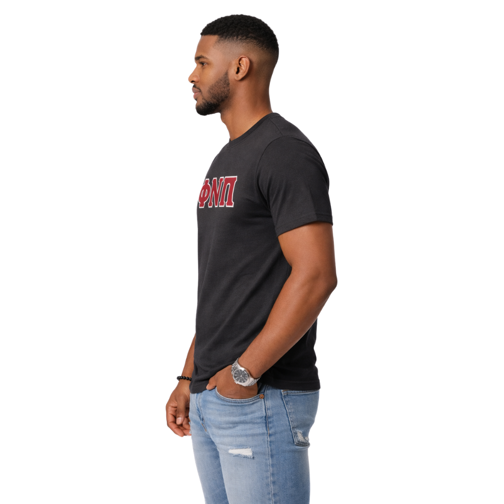 Kappa Alpha Psi Phi Nu Pi 3-Letter Tee (Vintage Black)