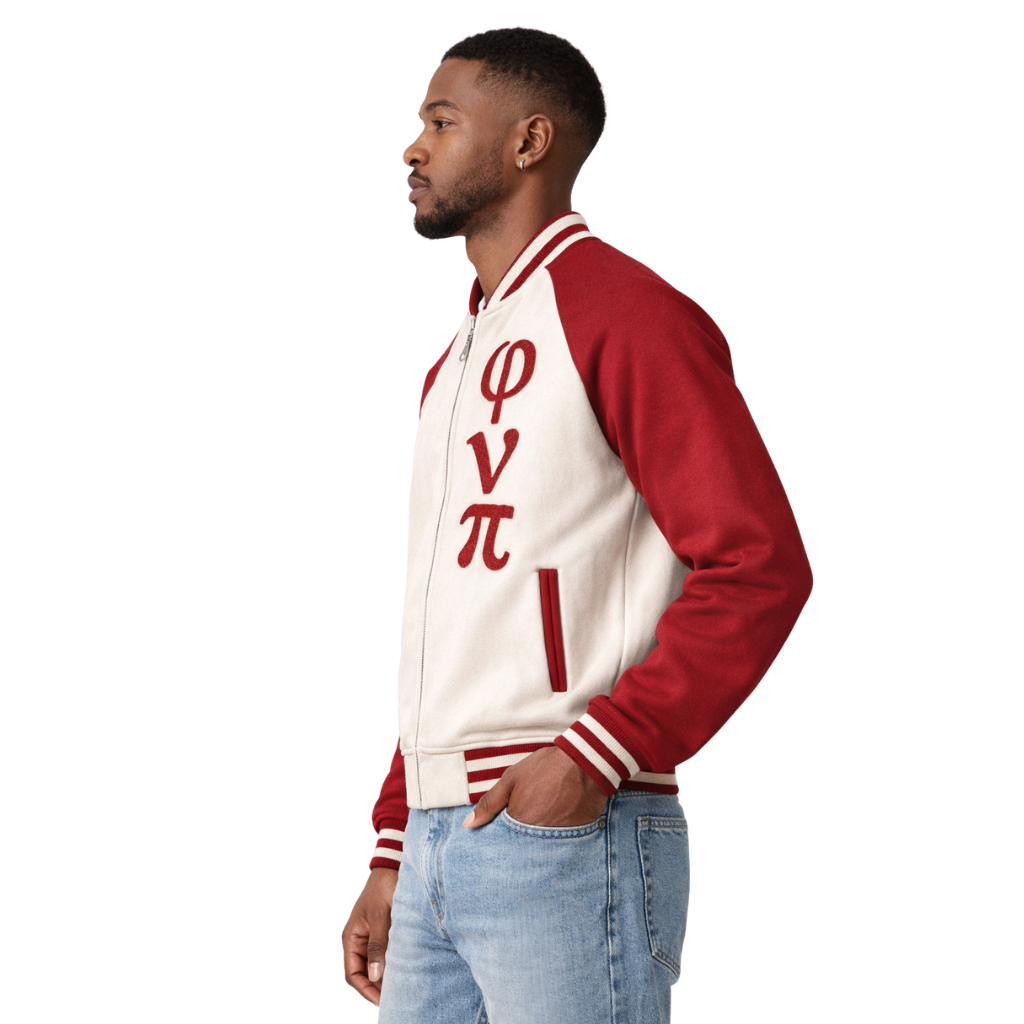 Phi Nu Pi Varsity Baseball Fleece Jacket