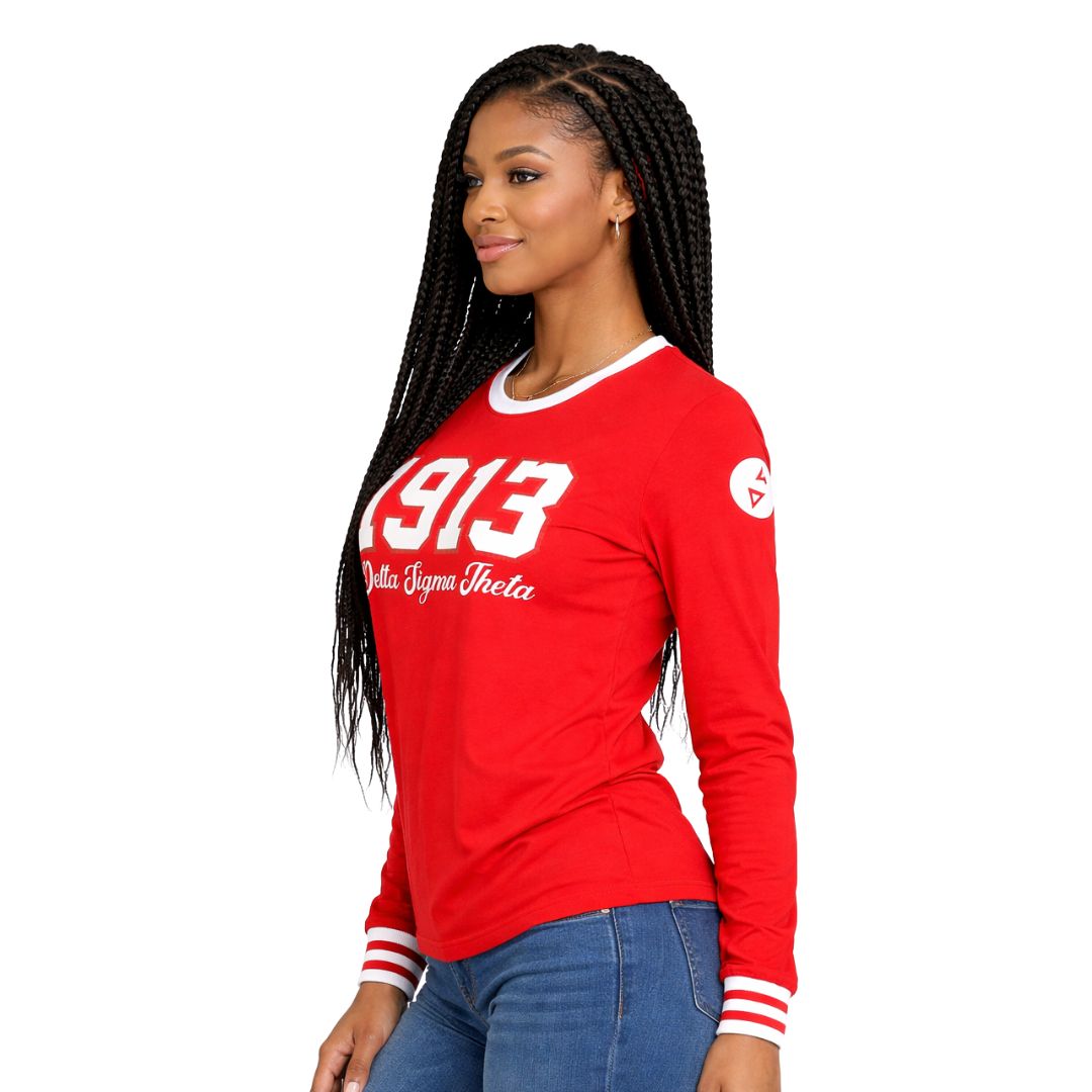 DST Long Sleeve Tee Red 1913