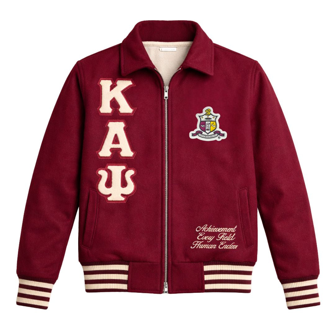 Kappa Alpha Psi Wool Varsity Jacket (Krimson)