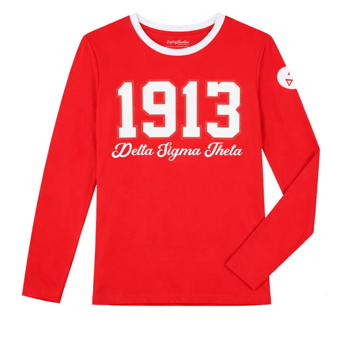 DST Long Sleeve Tee Red 1913