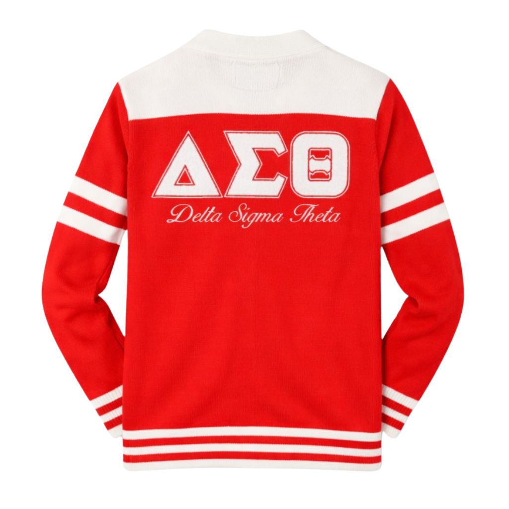 DST Wool Sweater Cardigan Red