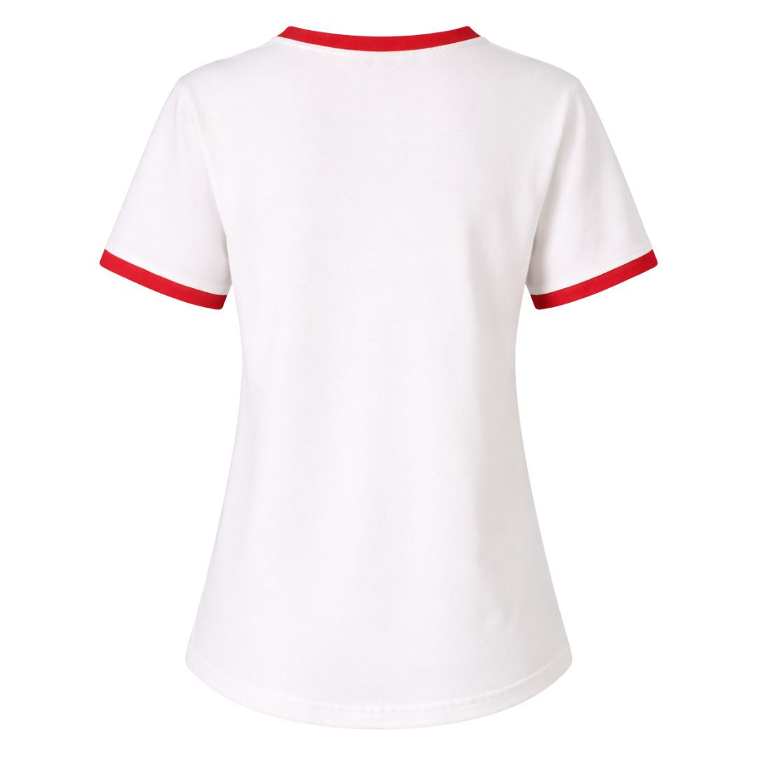 Delta White Premium Henley Shirt