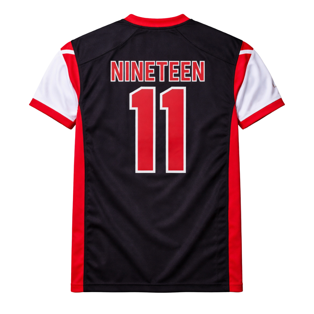 Kappa Black Football Jersey