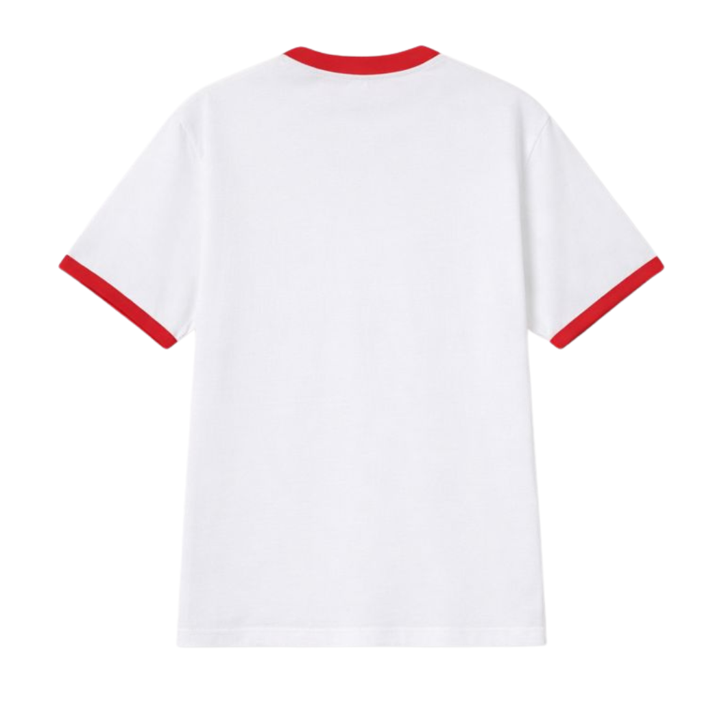Kappa White Chenille Crest Ringer Premium Shirt