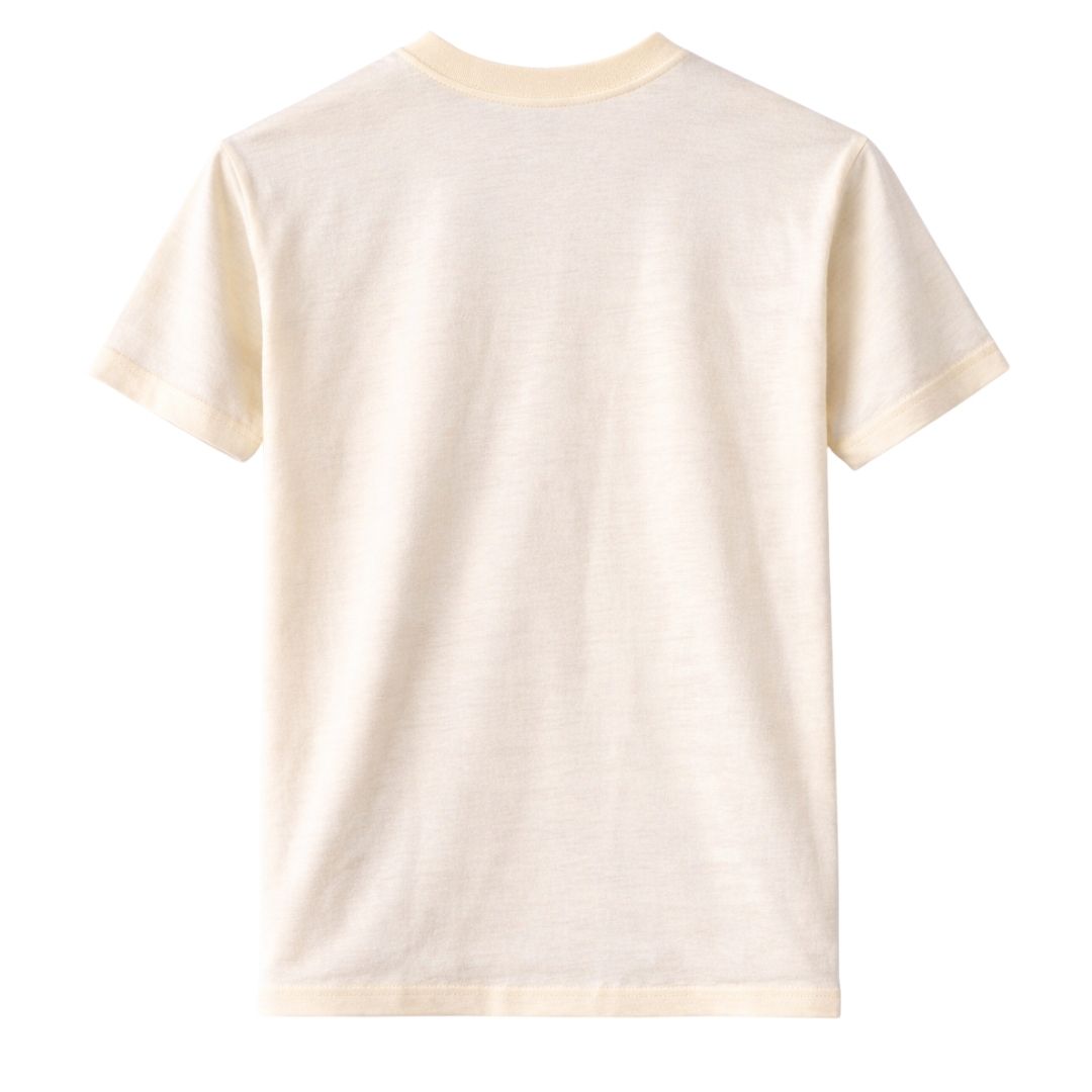 Solid 1911 Chenille Cream Tee