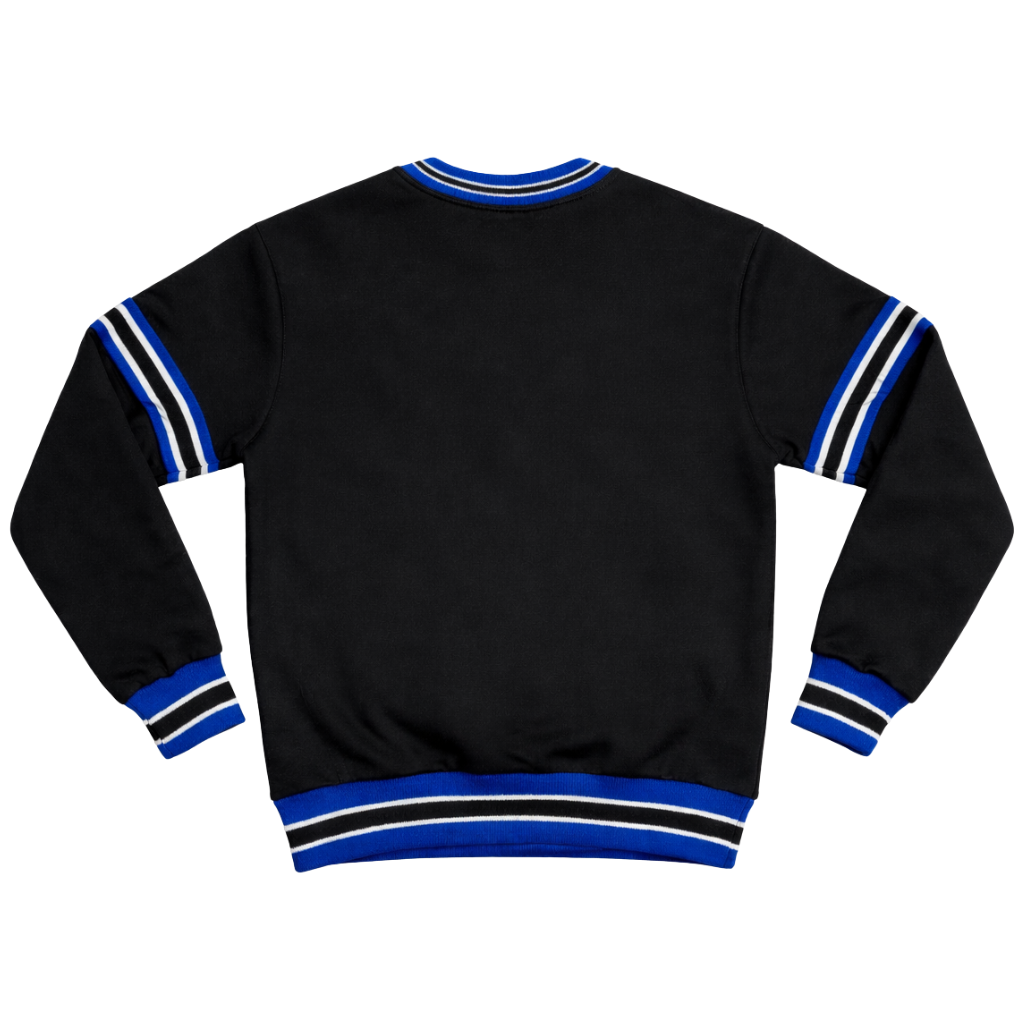 Phi Beta Sigma Black 1914 Chenille Crewneck