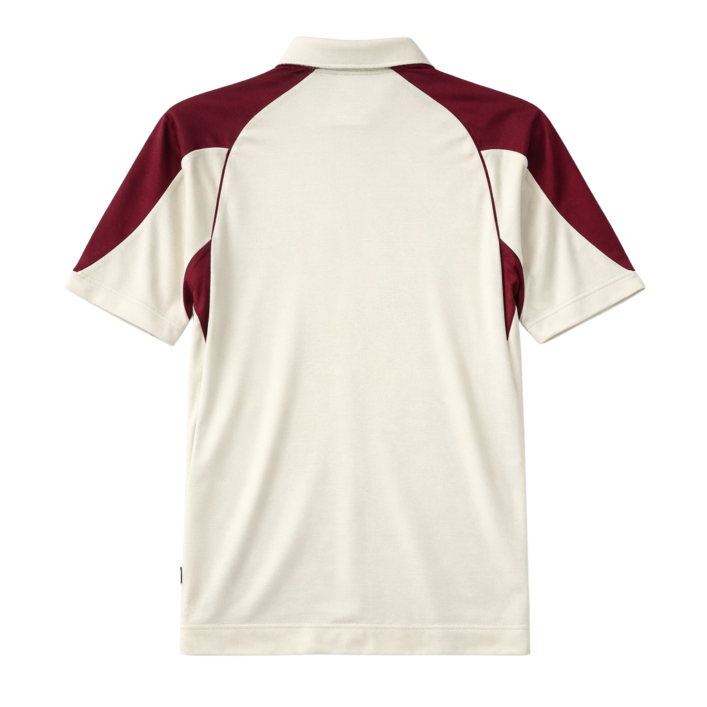 Kappa Alpha Psi Greek Letter DriFit Polo Shirt (Cream/Krimson)