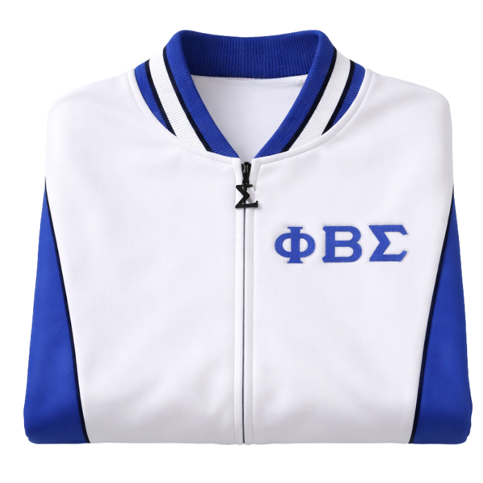 Sigma White Air Tech Fleece Warm Up Jacket