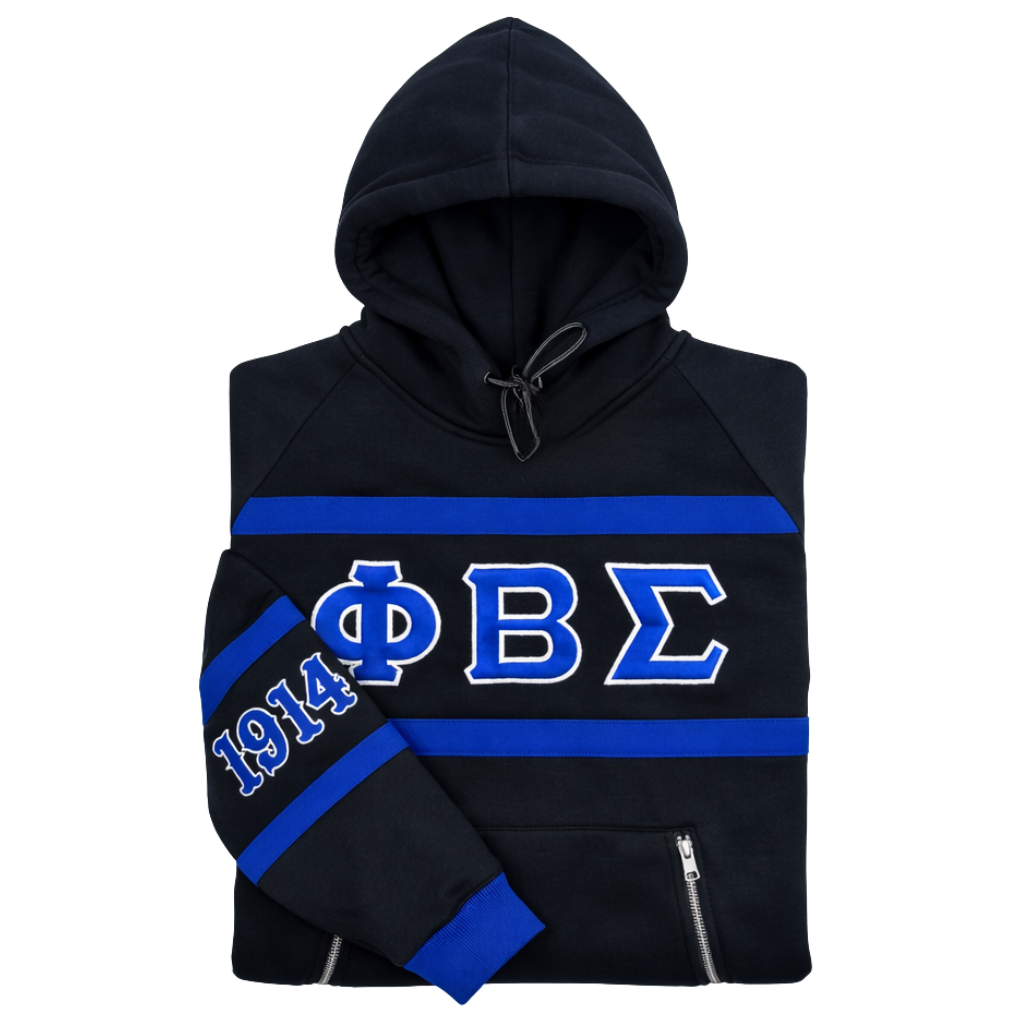 Phi Beta Sigma Black Hoodie