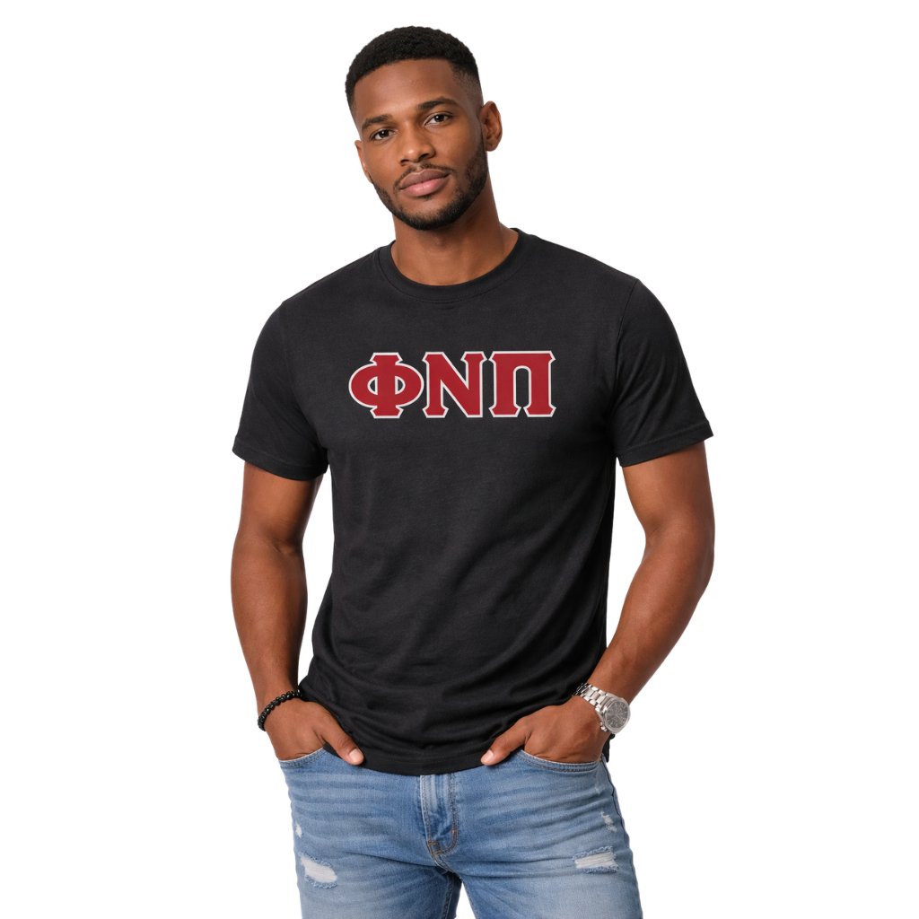 Kappa Alpha Psi Phi Nu Pi 3-Letter Tee (Vintage Black)
