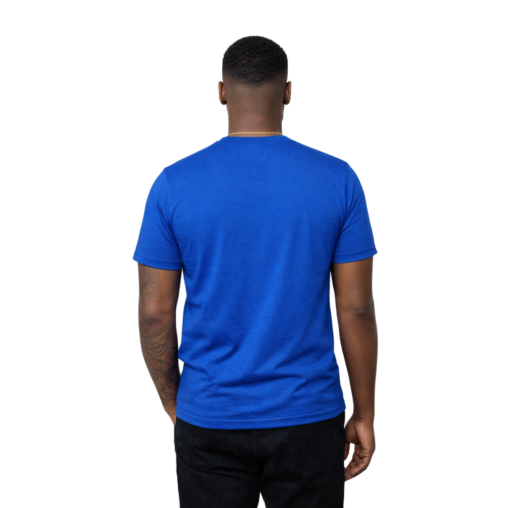 Solid ΦΒΣ Chenille Tee (Royal Blue)