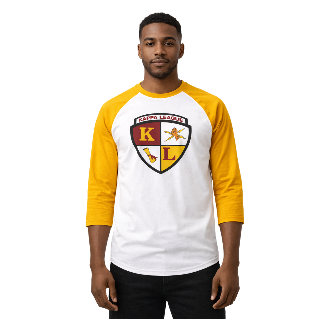 Kappa League Crest Baseball Tee (Gold)
