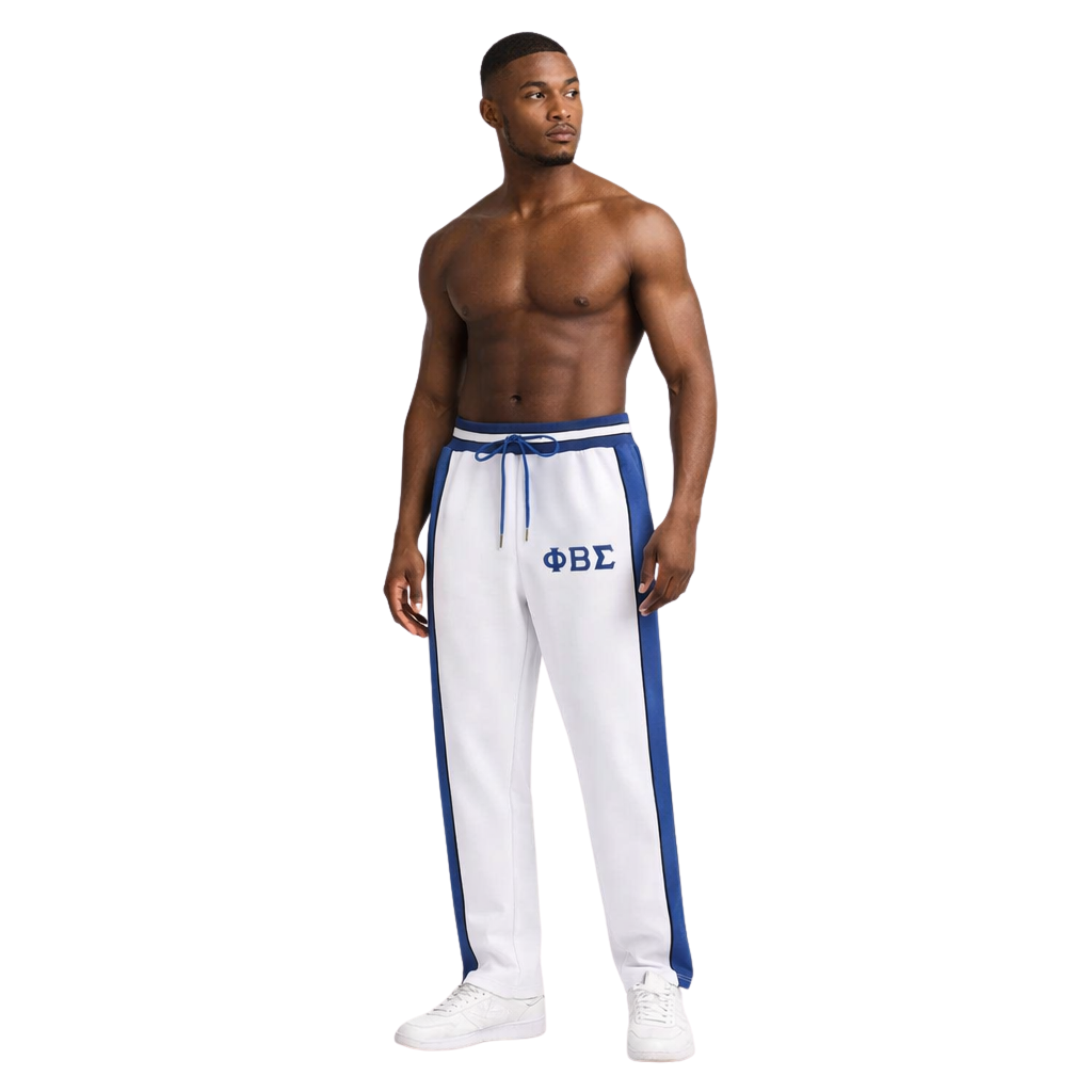 Sigma White Air Tech Fleece Warm Up Pants
