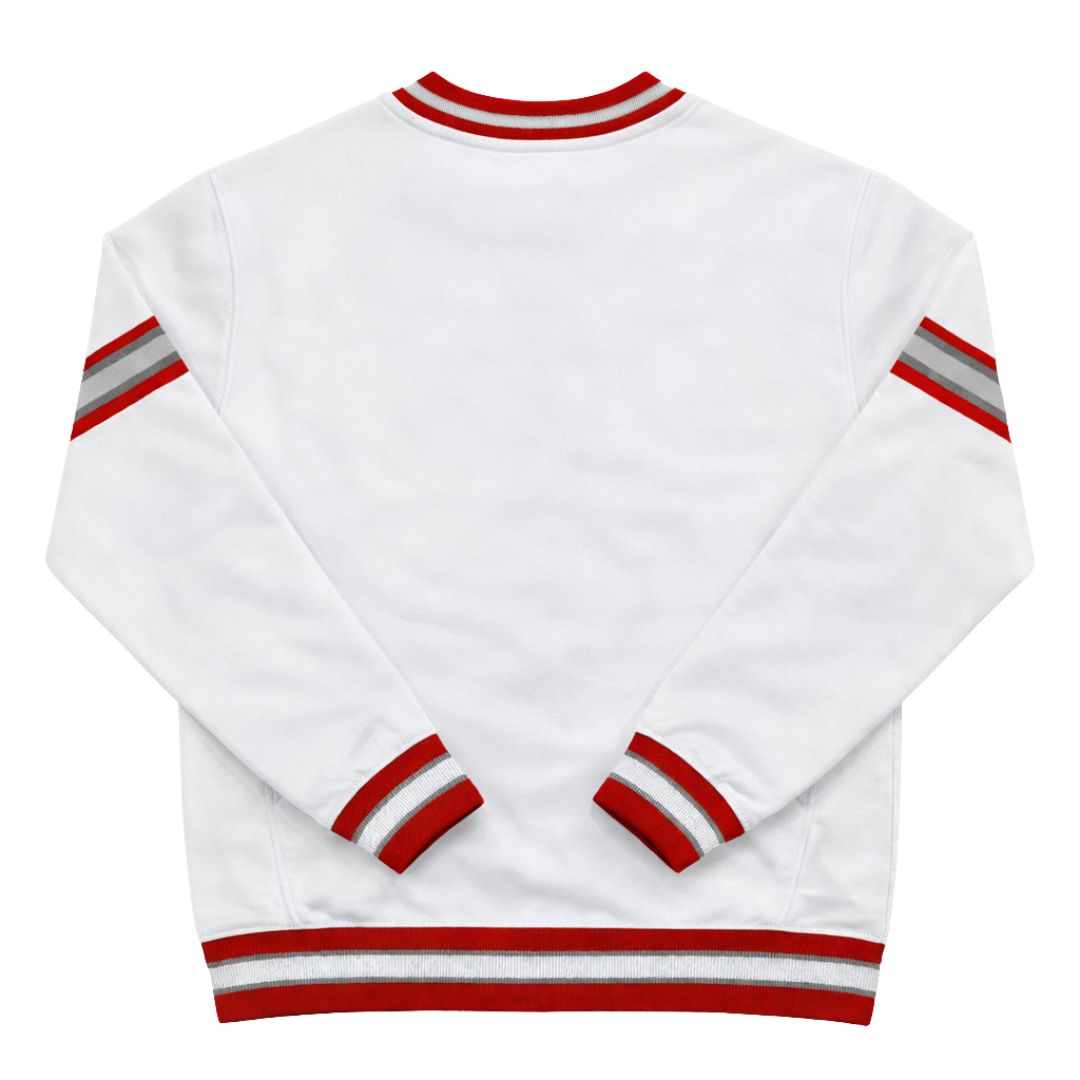 Kappa White Chenille Crewneck