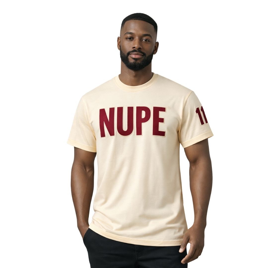Nupe 1911 Sleeve Chenille Cream T-Shirt