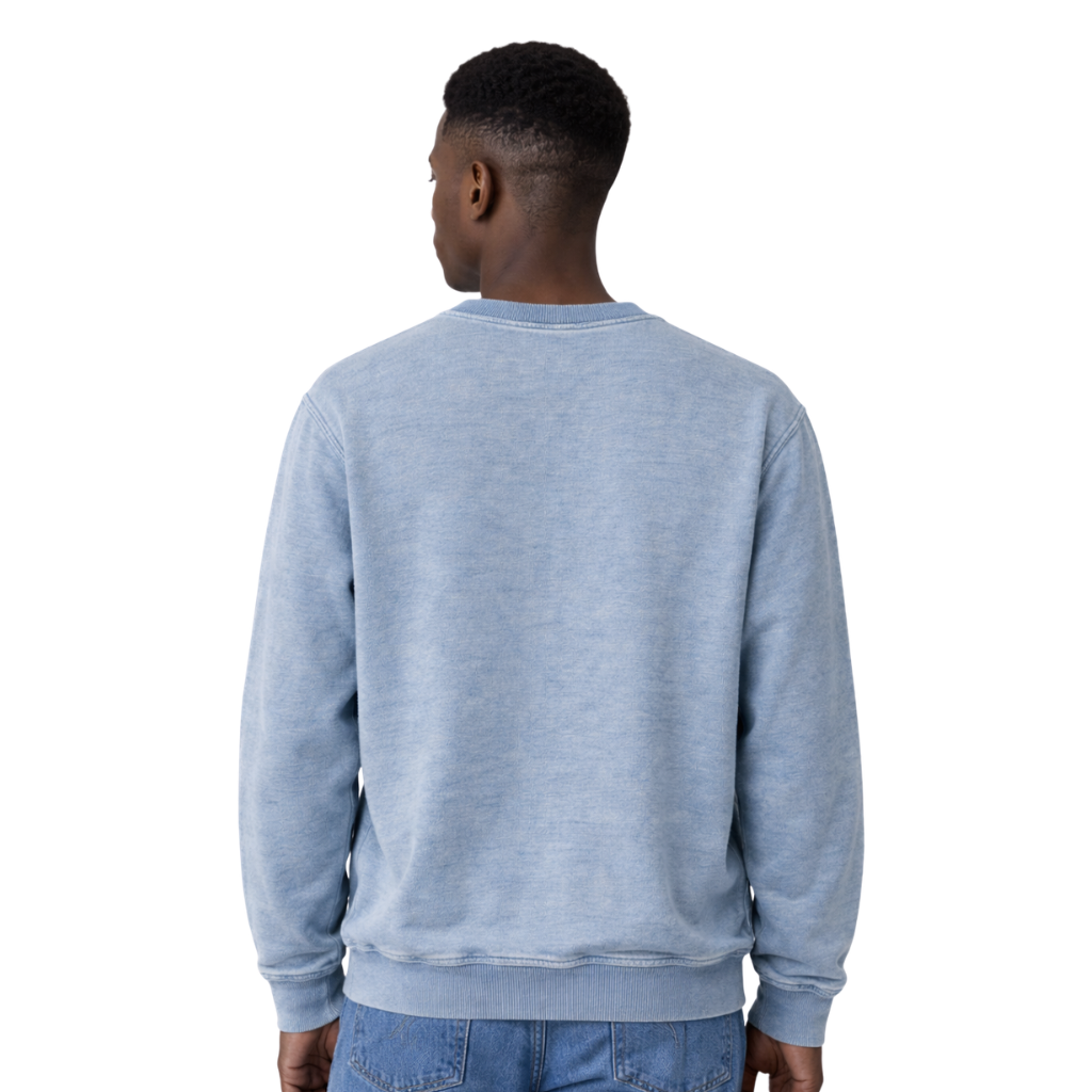 Sigma Denim Chenille Crewneck