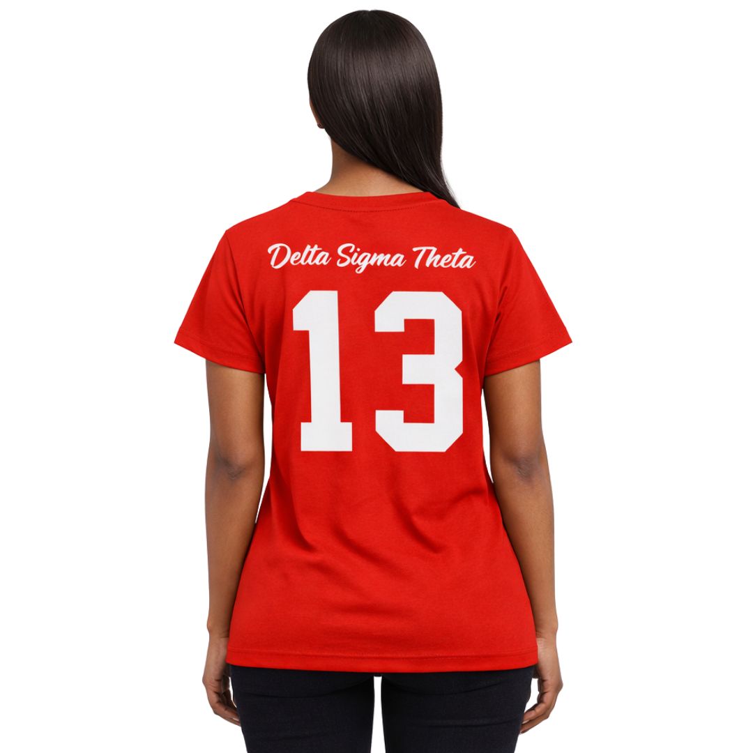 DST Glitter Dry Fit Tee Red