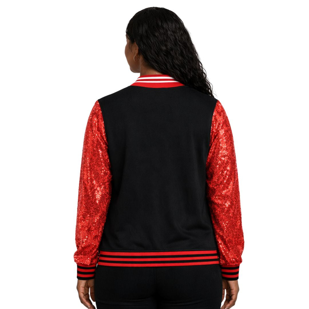DST Sequin Cardigan Black