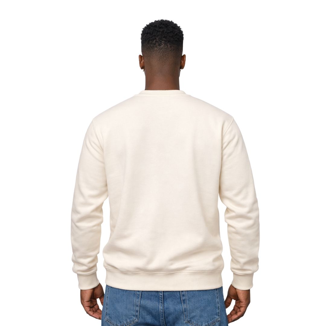 Solid Cream 1911 Chenille Sweatshirt