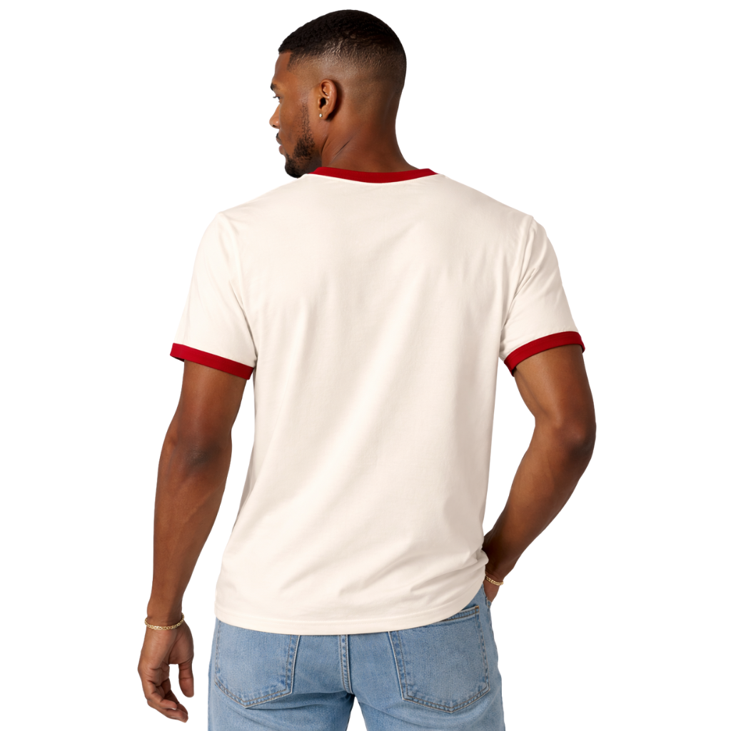Kappa Kream Premium Chenille Letter Ringer T-Shirt