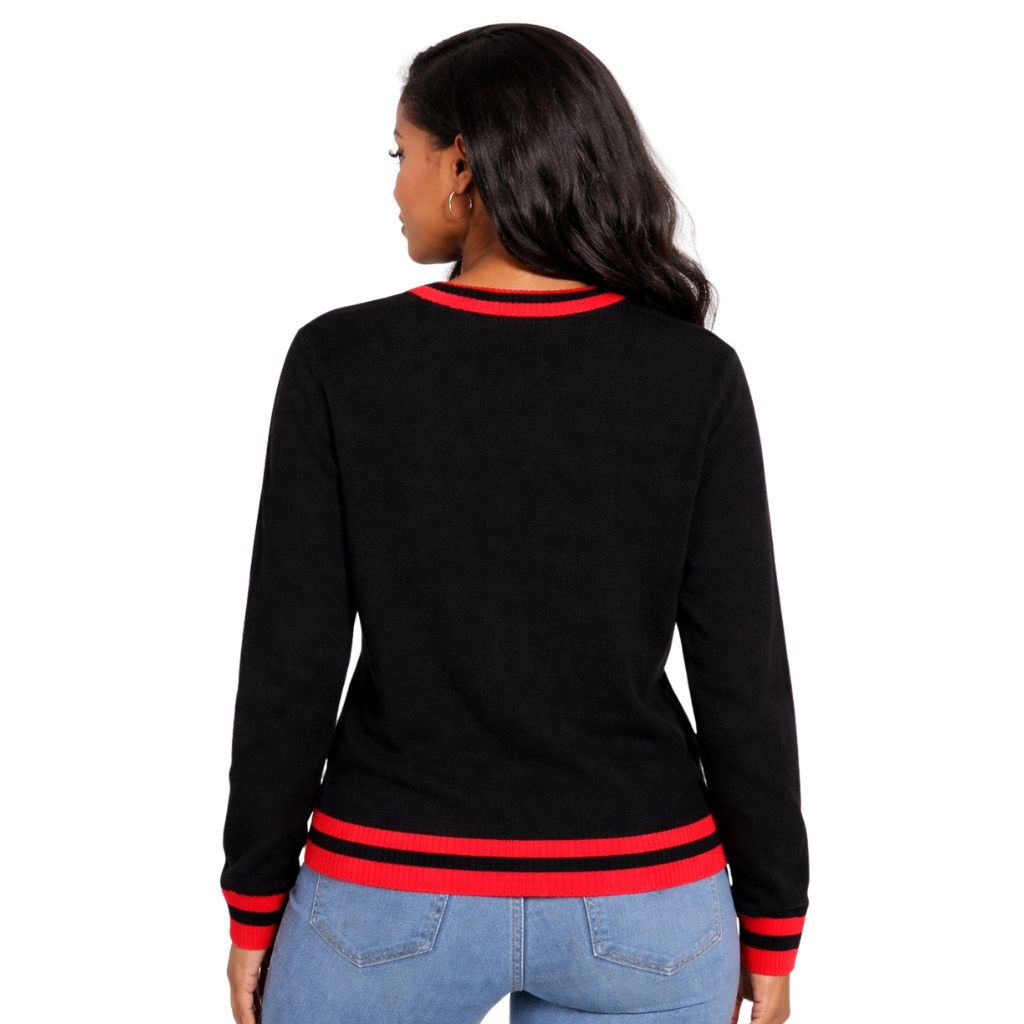 DST Wool V-Neck Sweater Black
