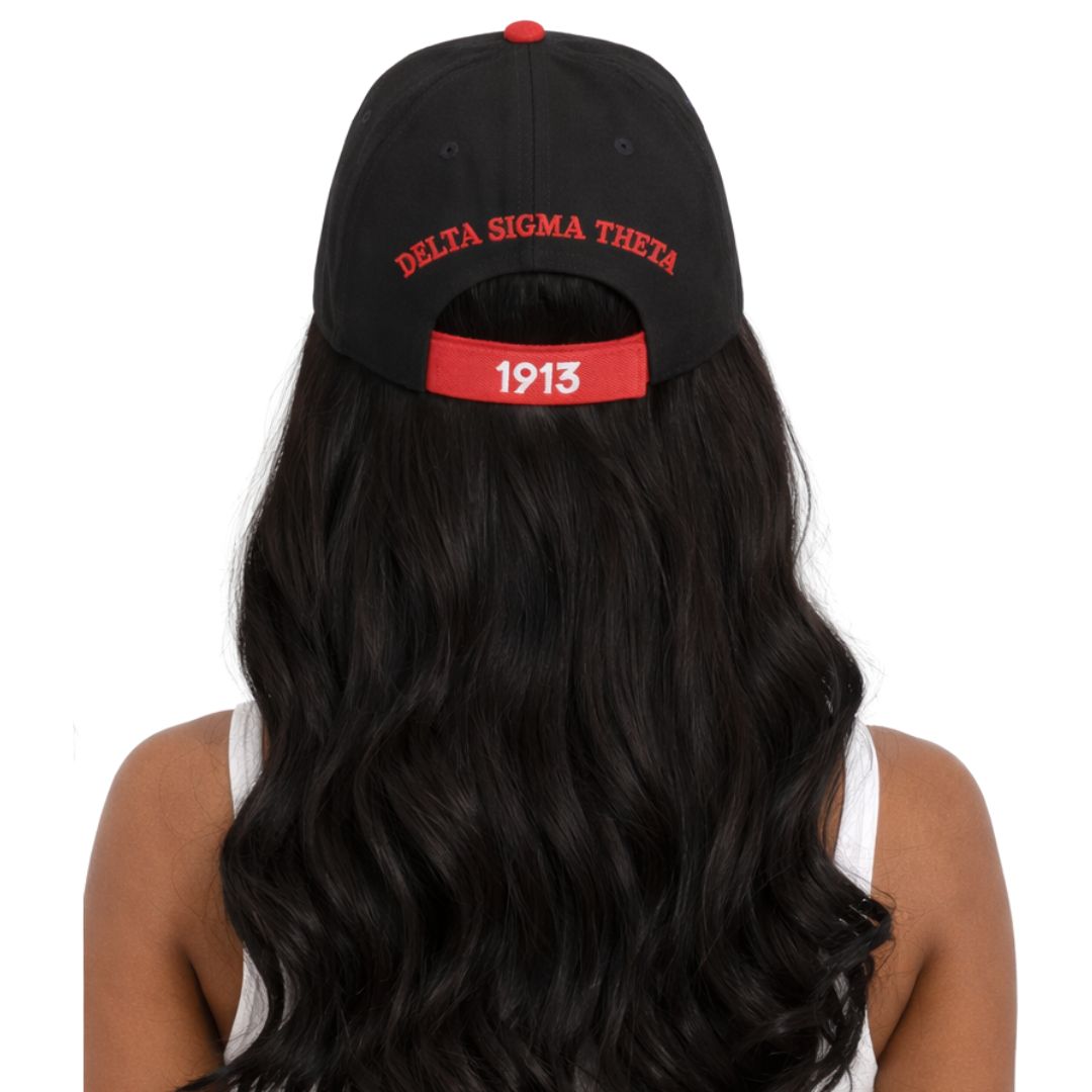 DST Letter Ball Cap  Black