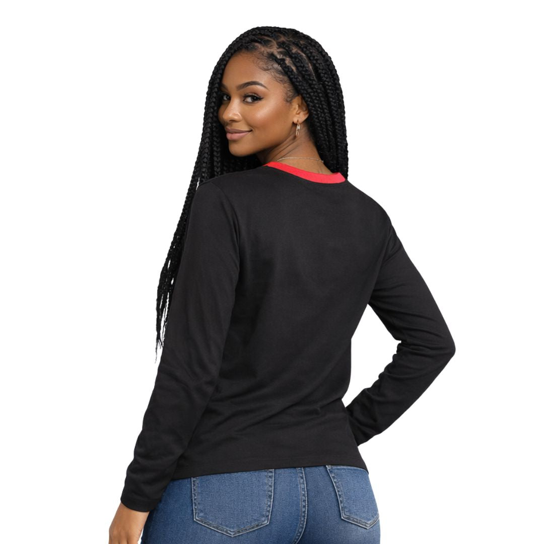 DST LONG SLEEVE TEE BLACK
