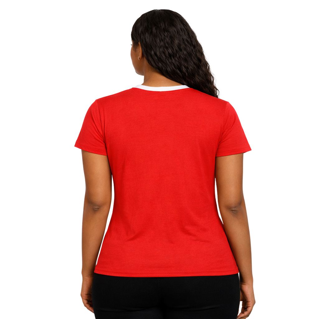 DST Sequin Tee Red