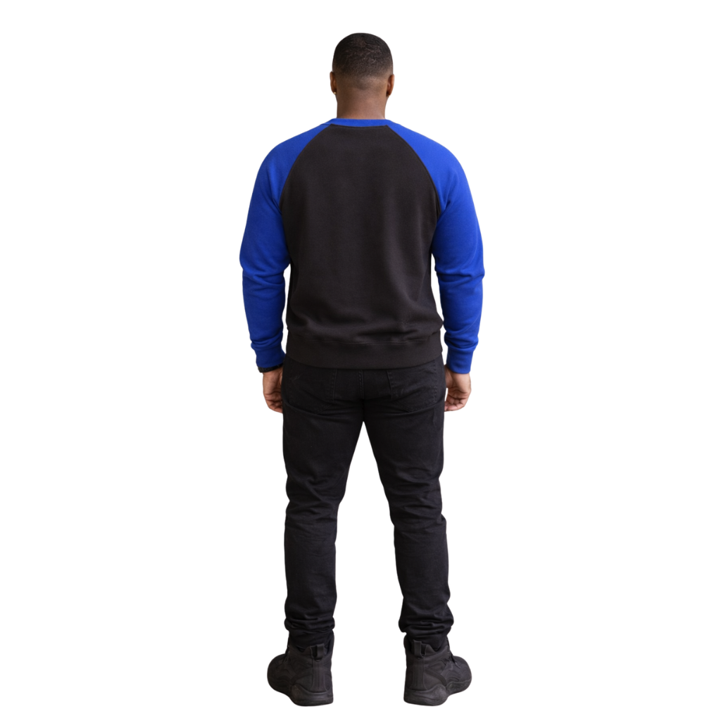 Blue/Black ΦΒΣ Chenille Sweatshirt