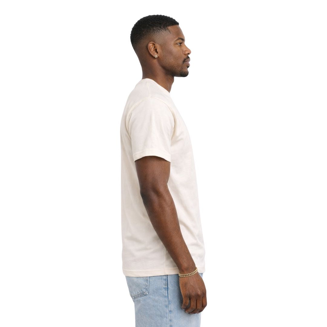 Solid Nupe Cream Chenille Tee