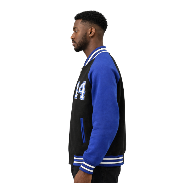 Sigma 1914 Black Varsity Fleece Jacket