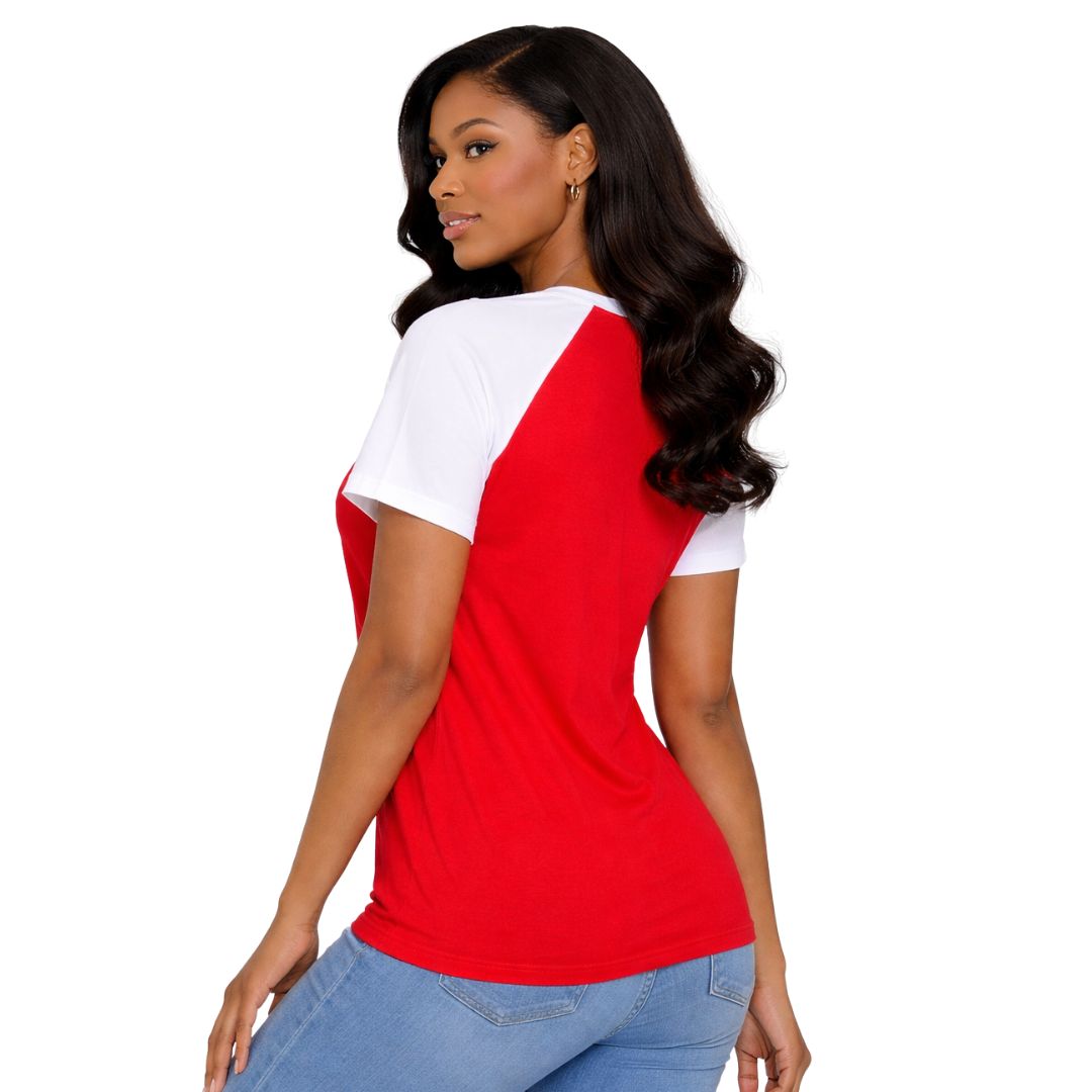 Delta Red Chenille Premium Raglan Shirt