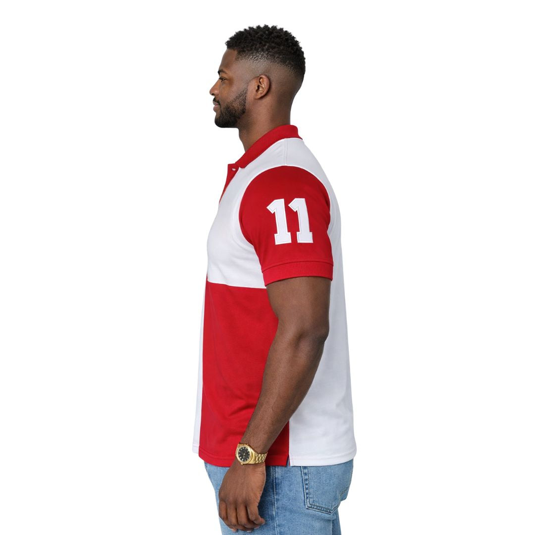 Color Block Kappa Polo