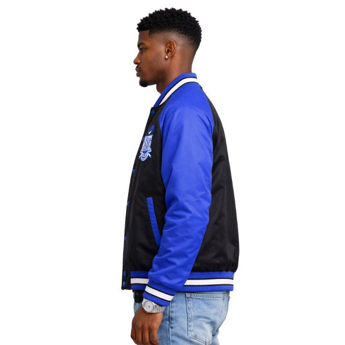 Sigma Black Bomber Jacket Custom Lining