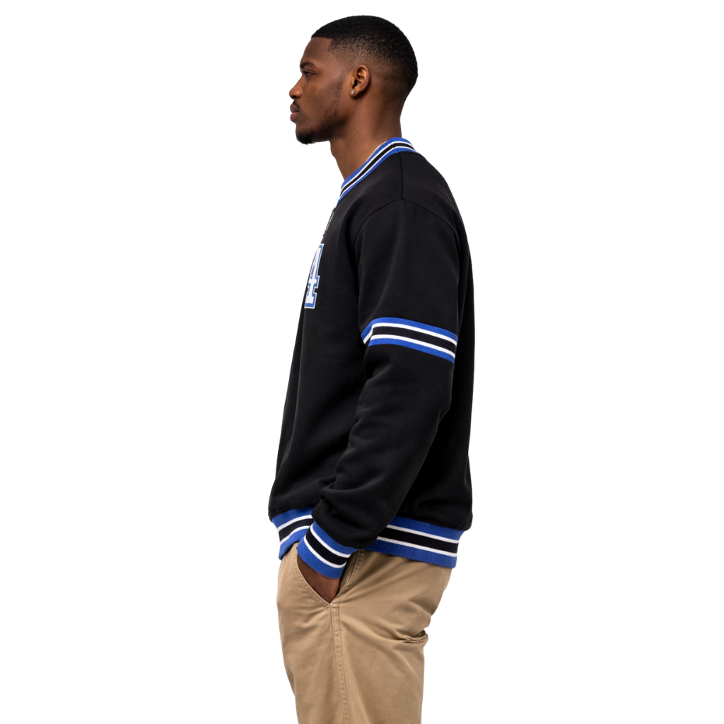 Phi Beta Sigma 1914 Black Chenille Crewneck Sweatshirt